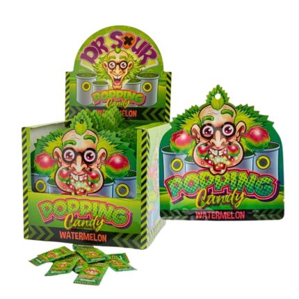 Dr Sour Popping Candy -Watermelon- (15g)