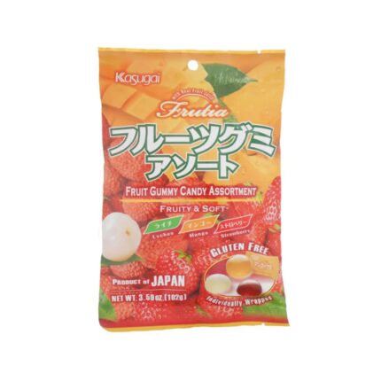 Gummy Candy -Lychee, Mango & Strawberry- (102g)