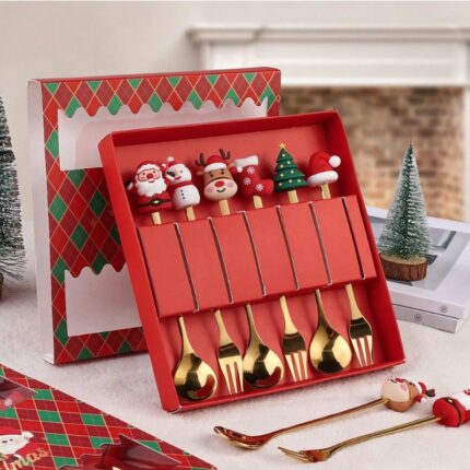 Set de couverts de Noël (6pc)