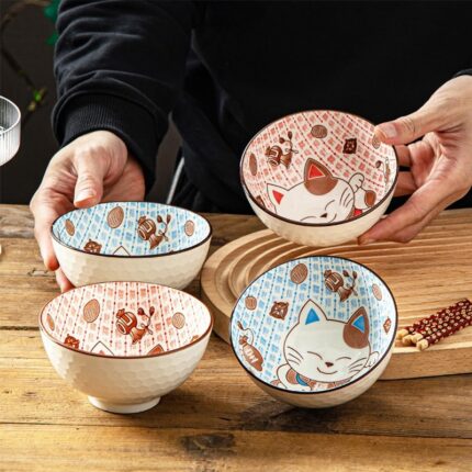 Bol Japonais -Maneki Neko -(1pc)