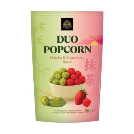 Duo Popcorn -Matcha & Strawberry- (90g)