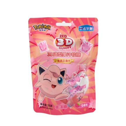 Peeling 3D Gummies -Pokemon Strawberry- (56g)