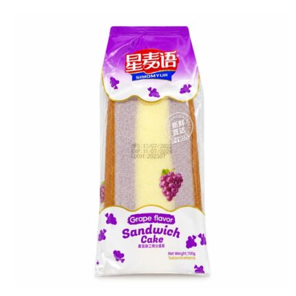 Grape Sandwich Sponge Cake