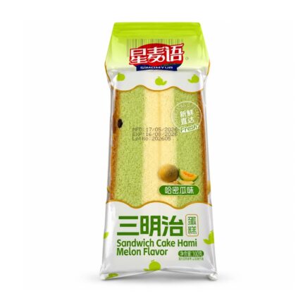 Hami Melon Sandwich Sponge Cake
