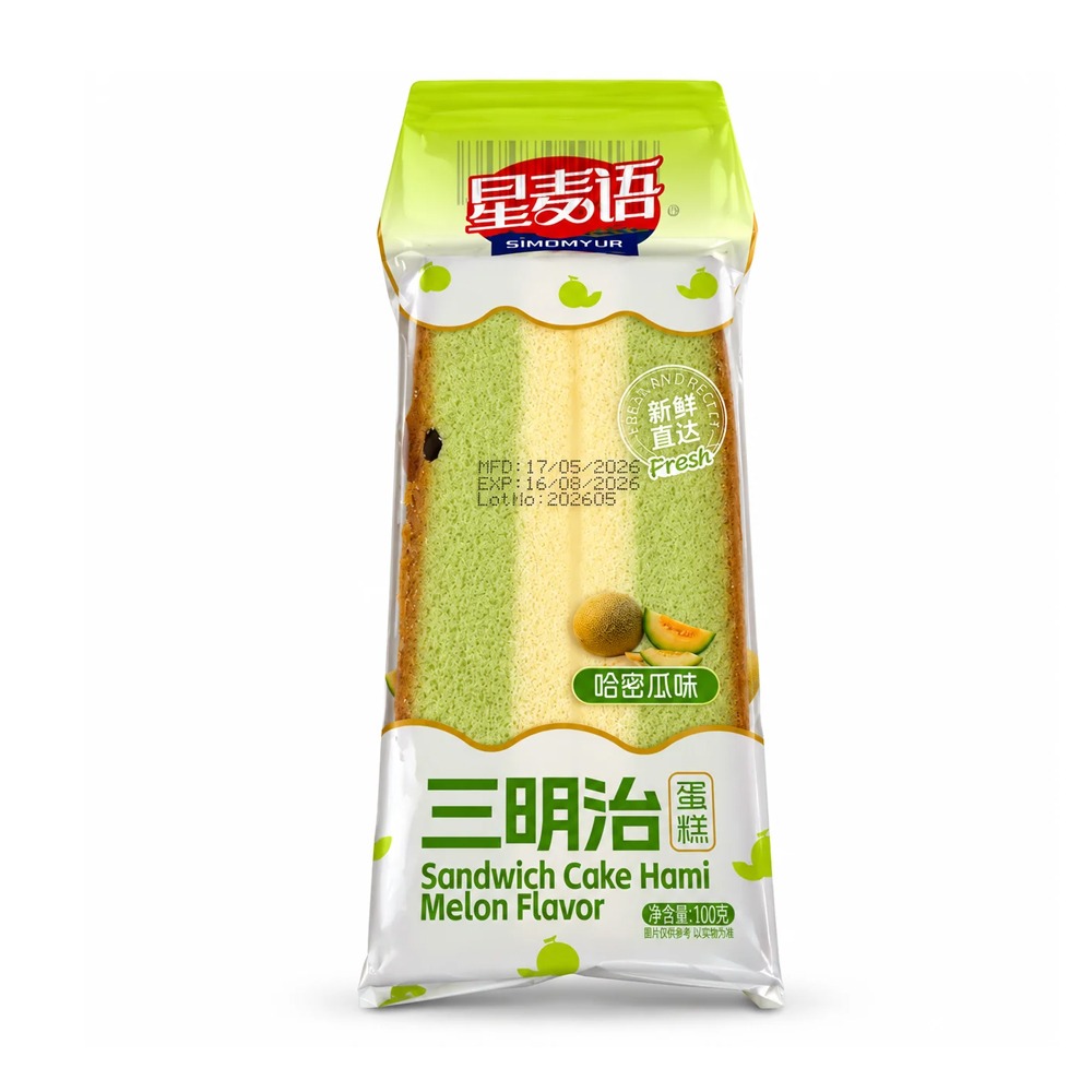 Hami Melon Sandwich Sponge Cake Hami Melon Sandwich Sponge Cake – Image 1